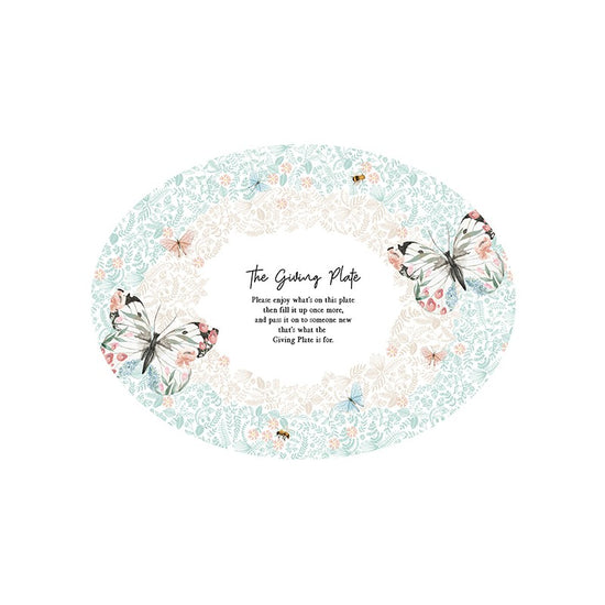 Giving Plate - Butterflies