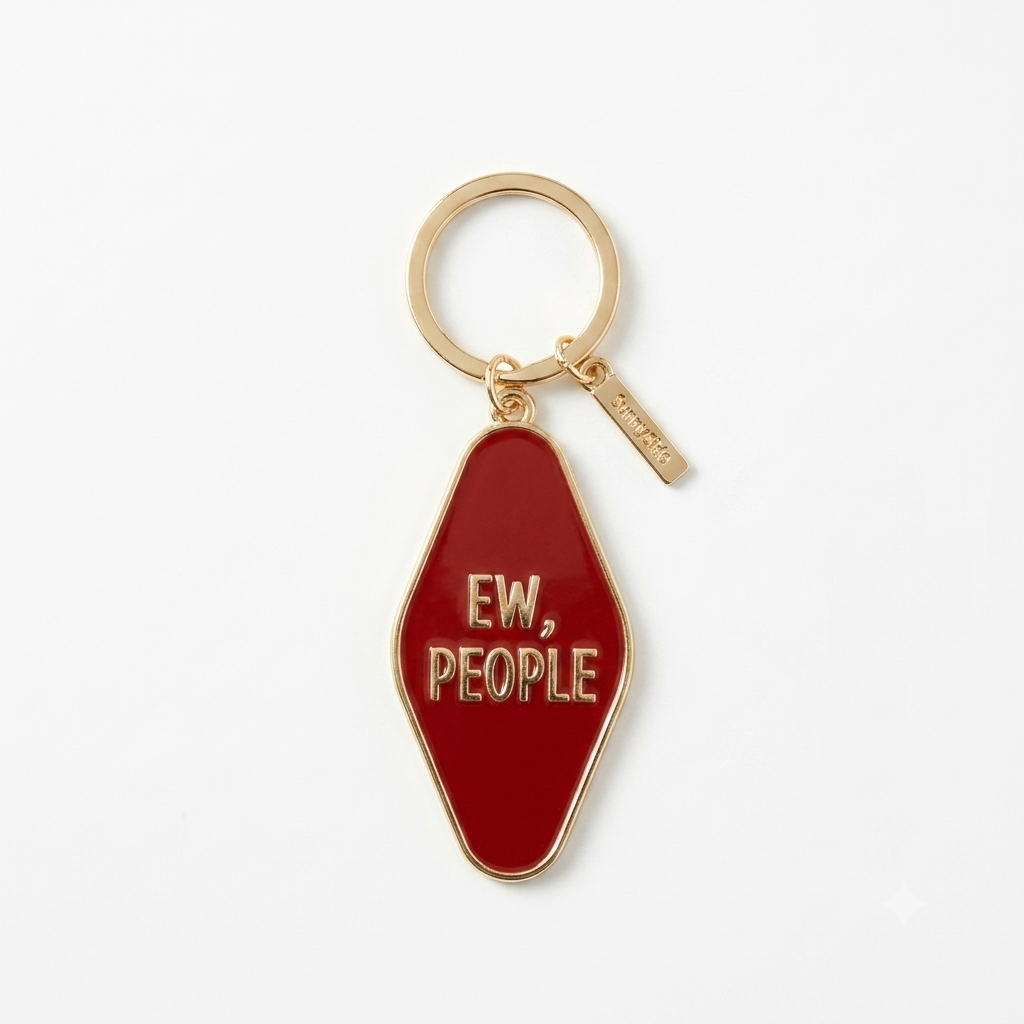 Sunnyside | Ew, People Key Ring 