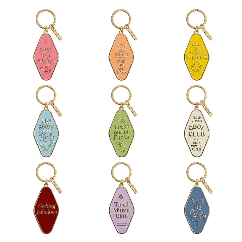 Sunnyside | Tired Mums Key Ring