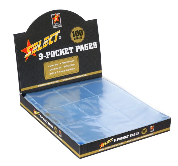 Select Card Armour 9 Pocket Pages