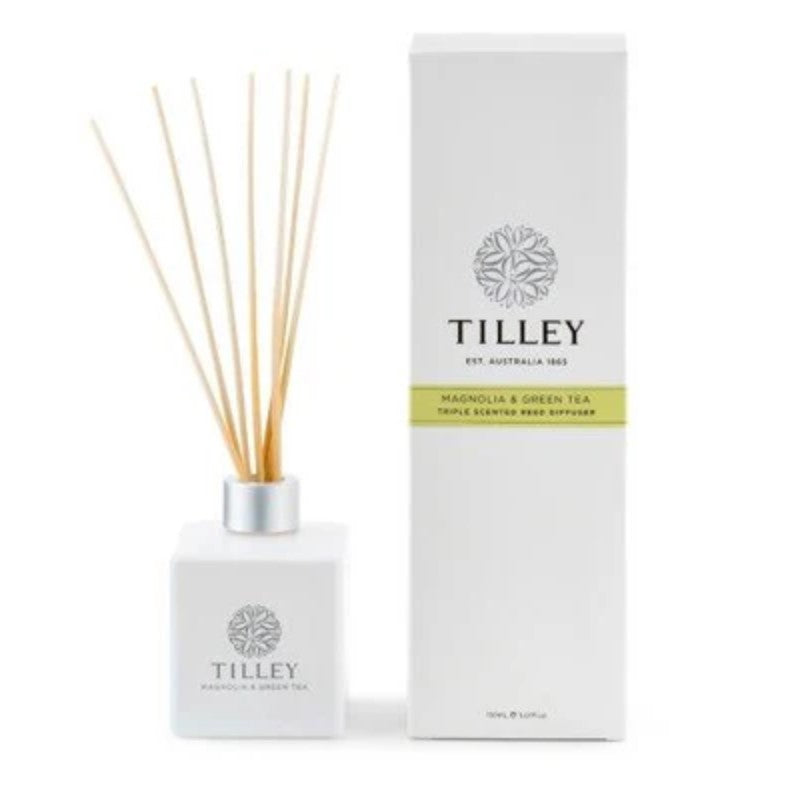 Tilley Soaps Reed Diffuser 150ml - Magnolia & Green Tea
