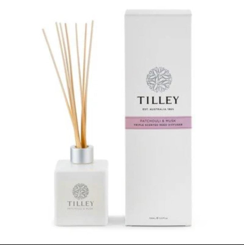 Tilley Soaps Reed Diffuser 150ml - Patchouli & Musk