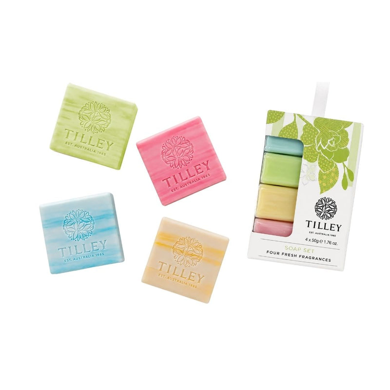 Tilley Soaps | Gift Soap Decoration 4 x 50g 