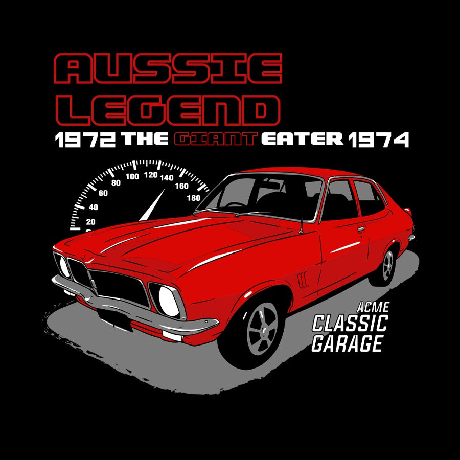 Aussie Legend Torana Black T-shirt [sz:medium]