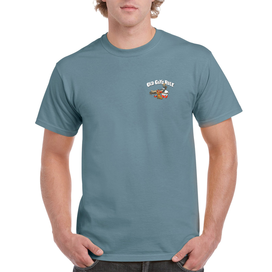 Happy Camper Blue T-shirt [sz:xl]