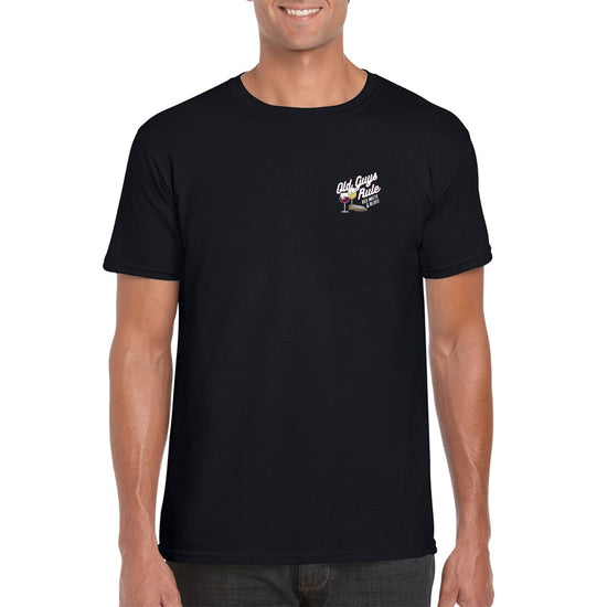 Red White & Blues Black T-shirt [sz:large]