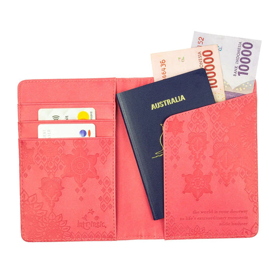 Intrinsic - Passport Wallet Coral Crush
