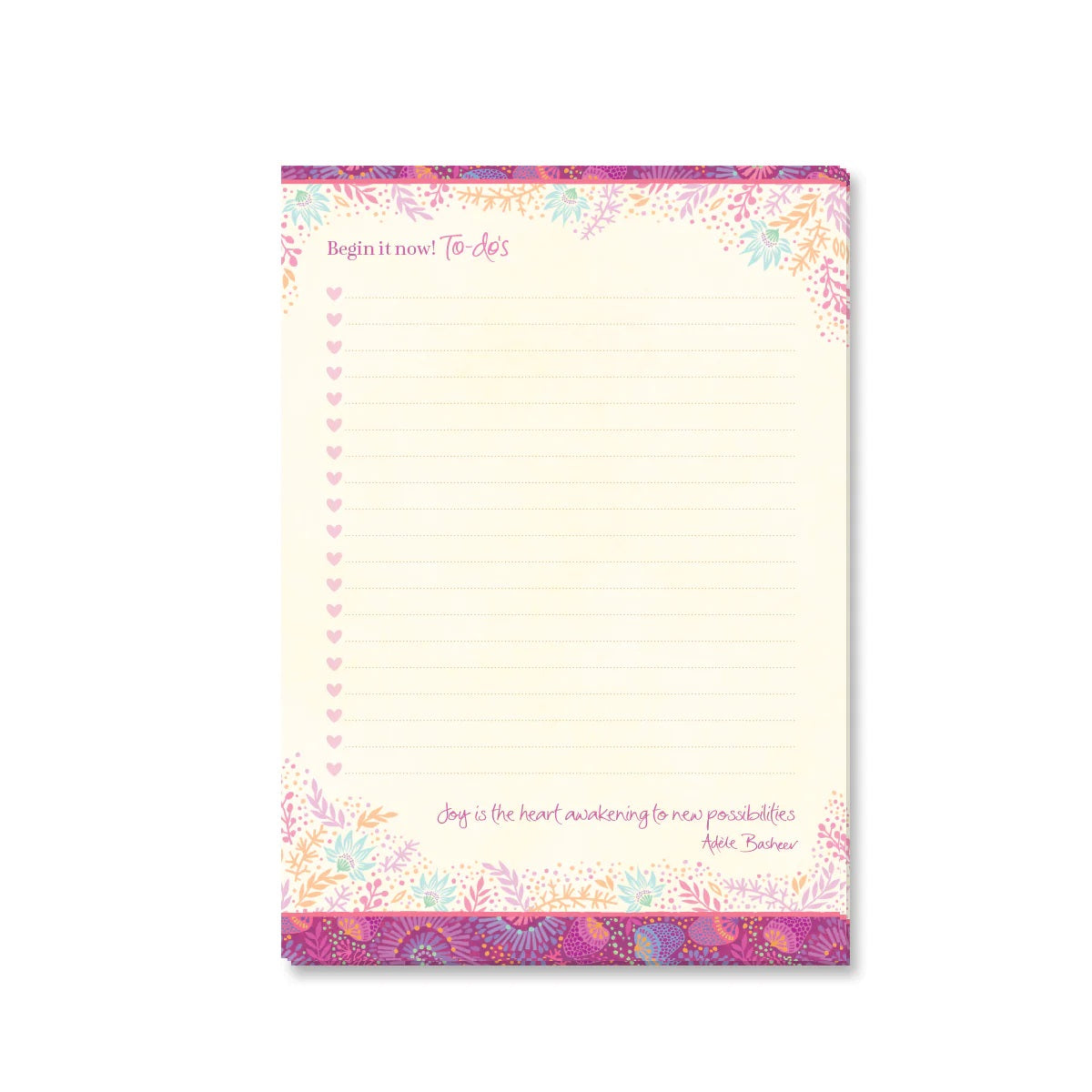 Intrinsic - To Do List Pad A5 New Beginnings