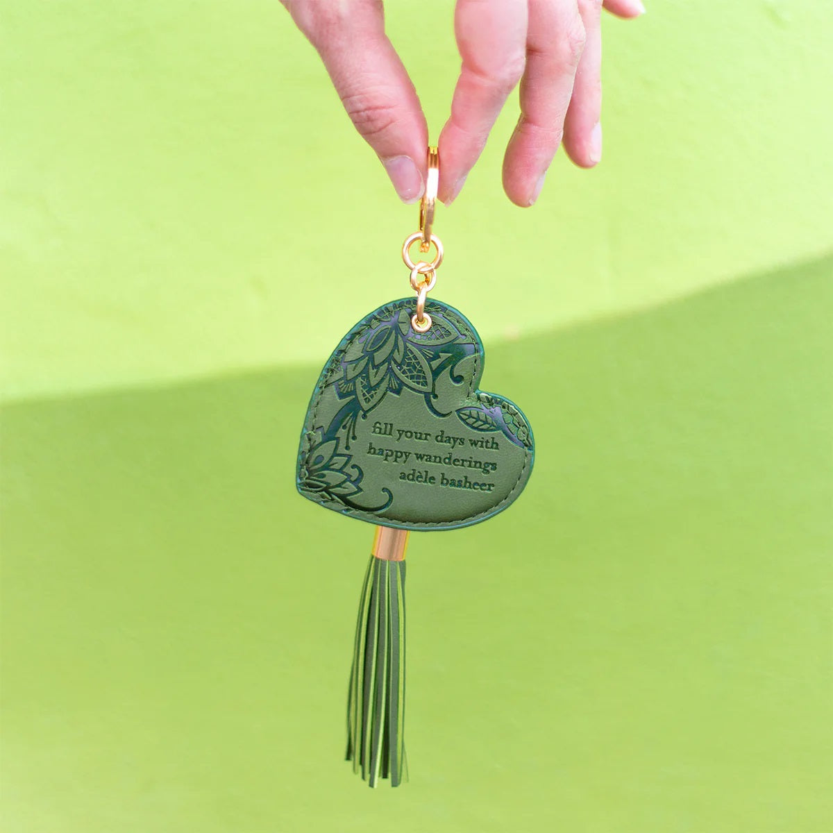 Khaki Green Key Chain