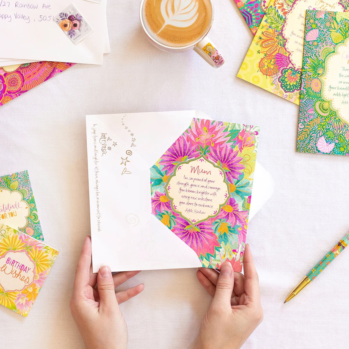 Intrinsic - Greeting Card Mum Bloom Brighter