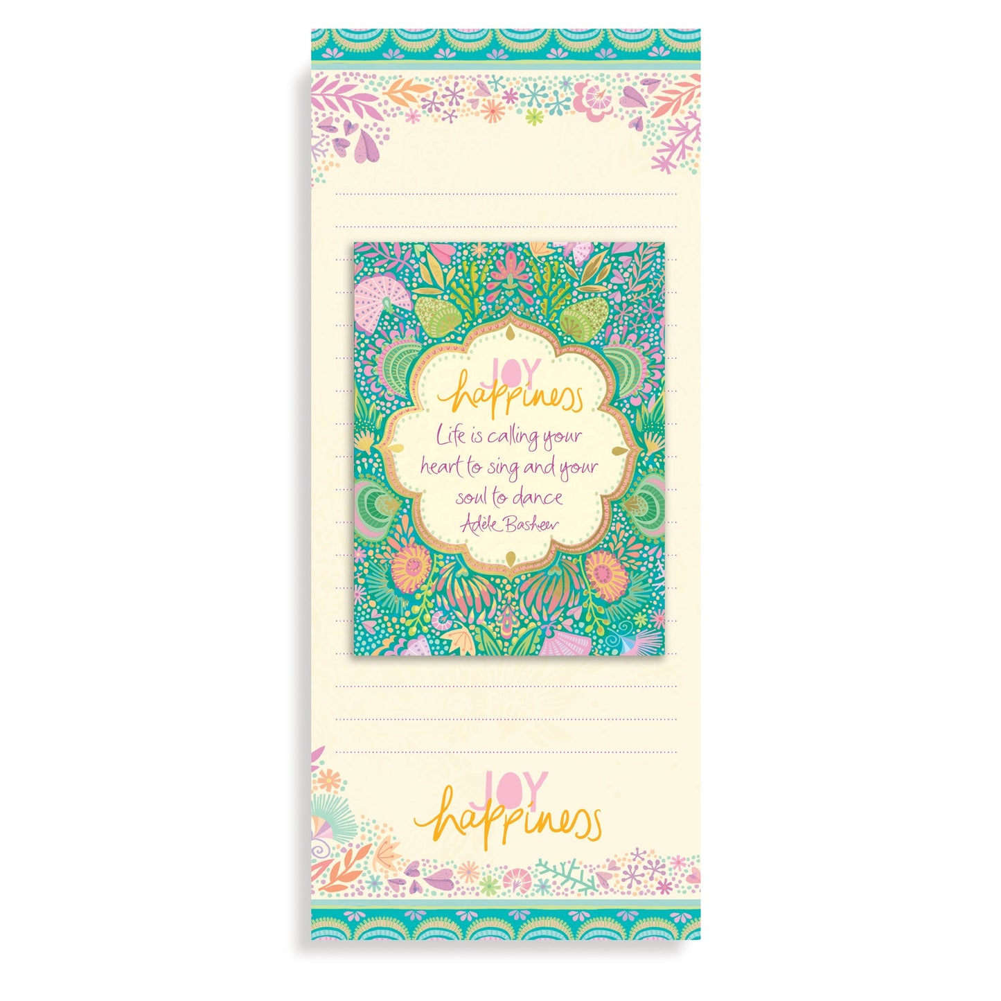 Intrinsic | Magnetic List Pad | Joy & Happiness 