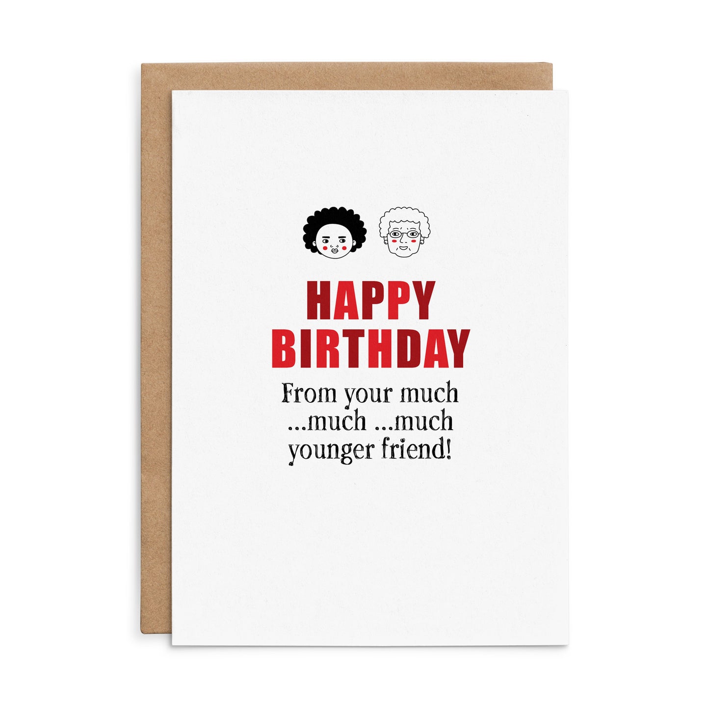 Happy Birthday From Your Much - Defamations Birthday Card