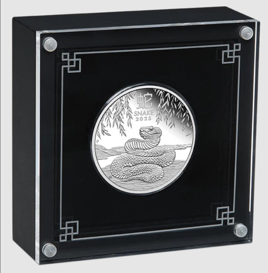 Australian Lunar Series Iii 2025 Year Of The Snake 1oz Silver Proof Coin