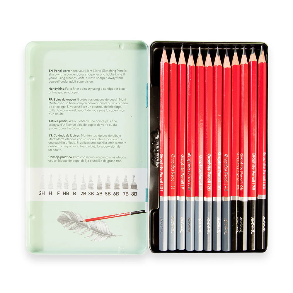 Graphite Pencils Signature 12pc