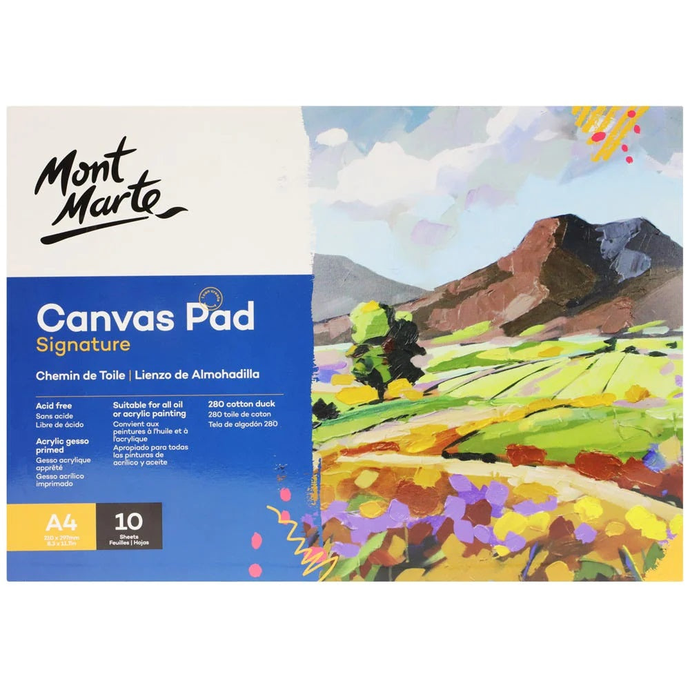 Mont Marte - Canvas Pad Signature 10 Sheet A4