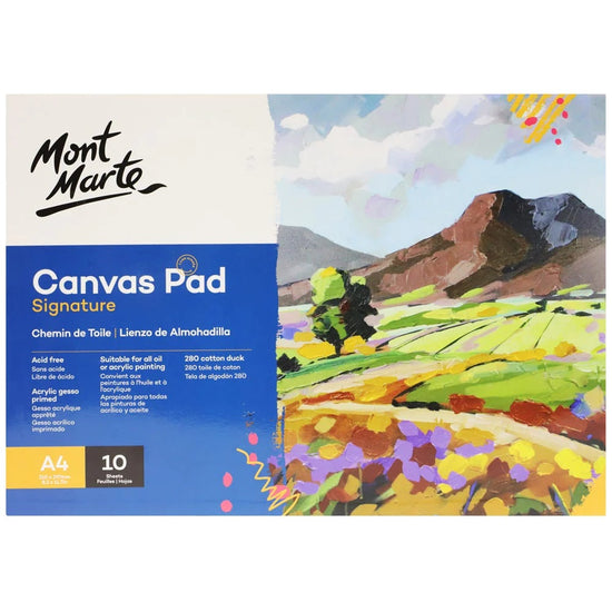 Mont Marte - Canvas Pad Signature 10 Sheet A4