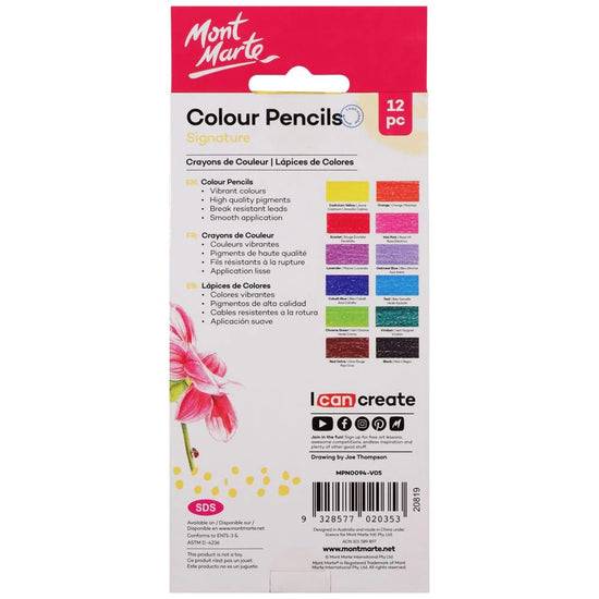 Mont Marte - Colour Pencils Signature 12pc