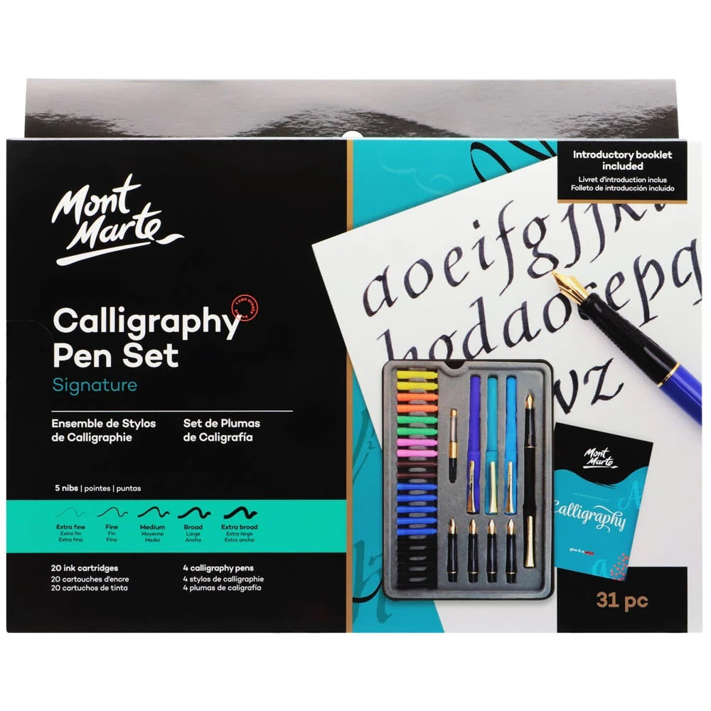Mont Marte - Calligraphy Pen Set Signature 31pc