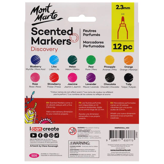 Mont Marte - Scented Markers 12pc