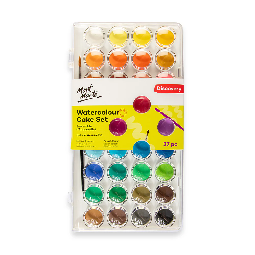 Watercolour Cake Set Discovery 37pc