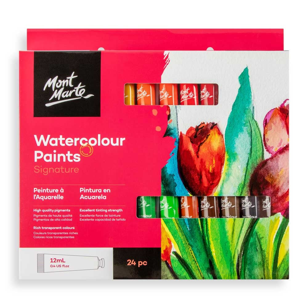 Mont Marte - Watercolour Paints Signature 24pc X 12ml