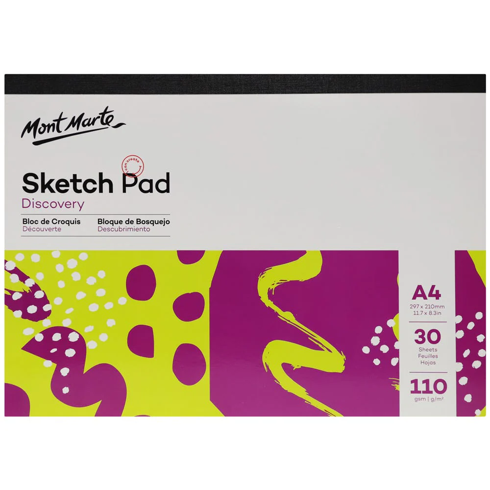 Sketch Pad Discovery A4 110gsm 30 Sheets
