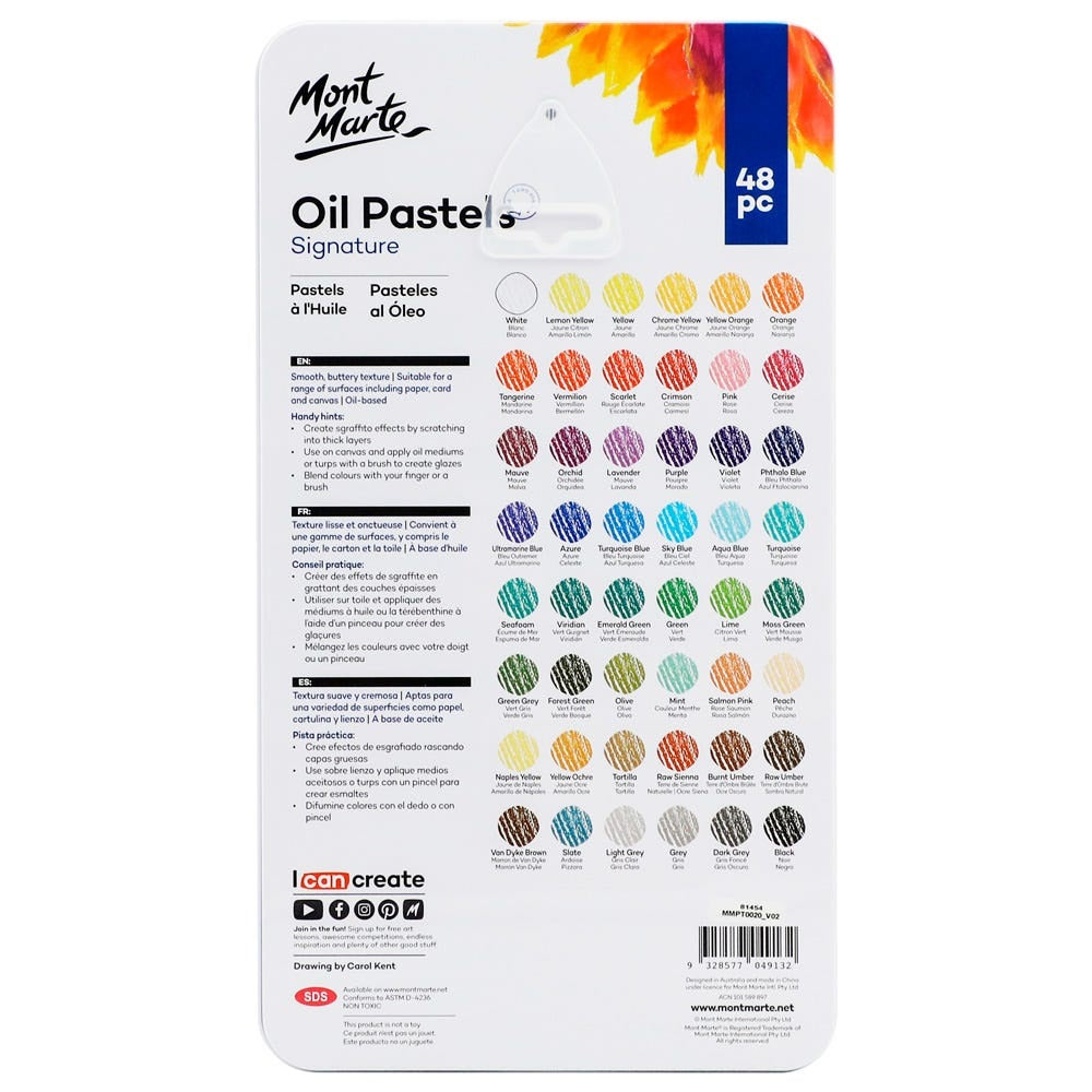 Mont Marte - Oil Pastels Signature 48pc Set
