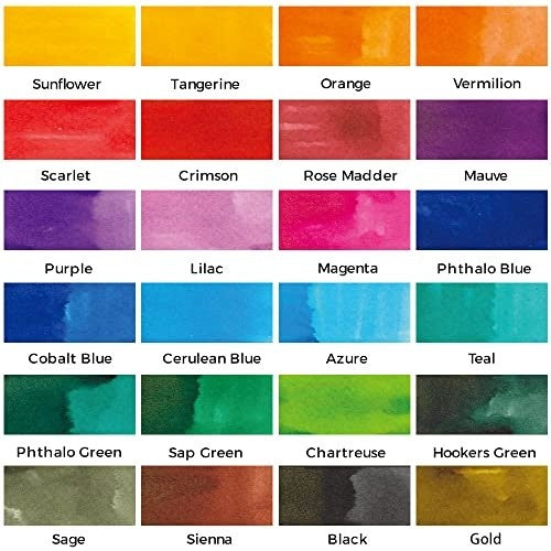 Mont Marte - Drawing Ink Colors Signature 24pc X 0.24 US Fl.oz (7ml)