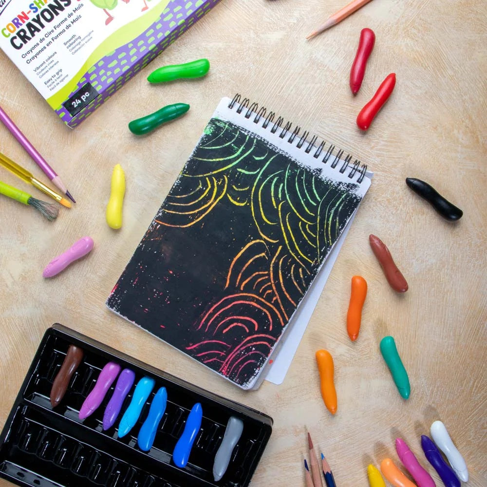 Mont Marte - Corn-shape Crayons 24pc