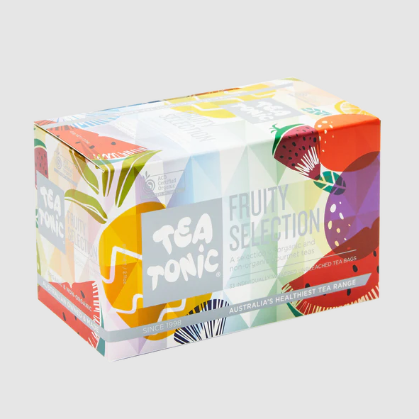 Tea Tonic - Fruity Tea Selection Sampler Box 33 Teabags
