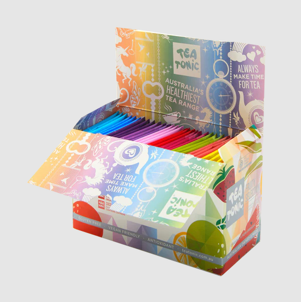 Tea Tonic - Fruity Tea Selection Sampler Box 33 Teabags