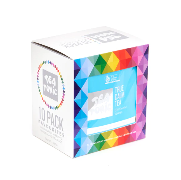 Tea Tonic - Favourites 10 Teabag Box Colourful