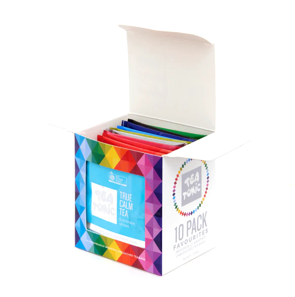 Tea Tonic - Favourites 10 Teabag Box Colourful