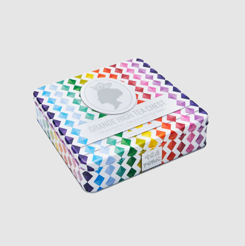 Tea Tonic - Grande High Tea Chest 63 Teabags + Mini Gold Sugar