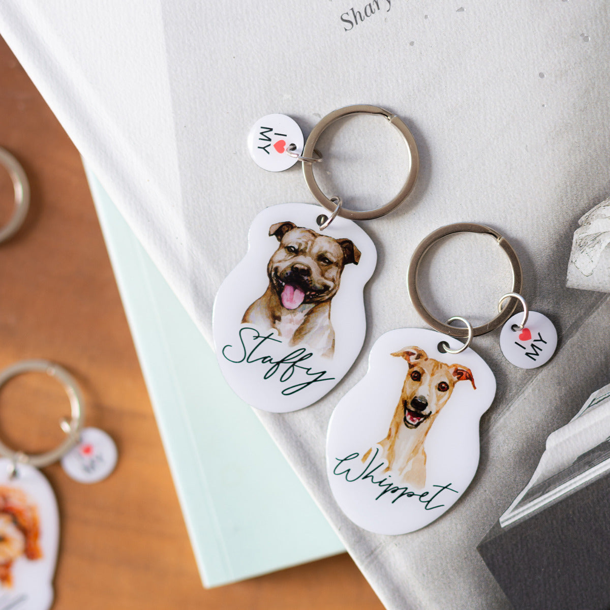 Splosh - Pet Keyring Staffy