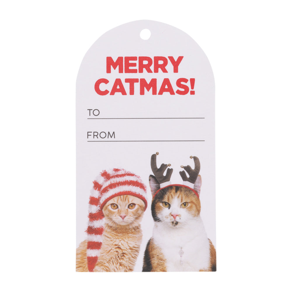 Christmas Catmas Set Of 6 Gift Tags