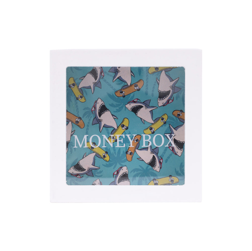 Kids Money Box Shark Blank