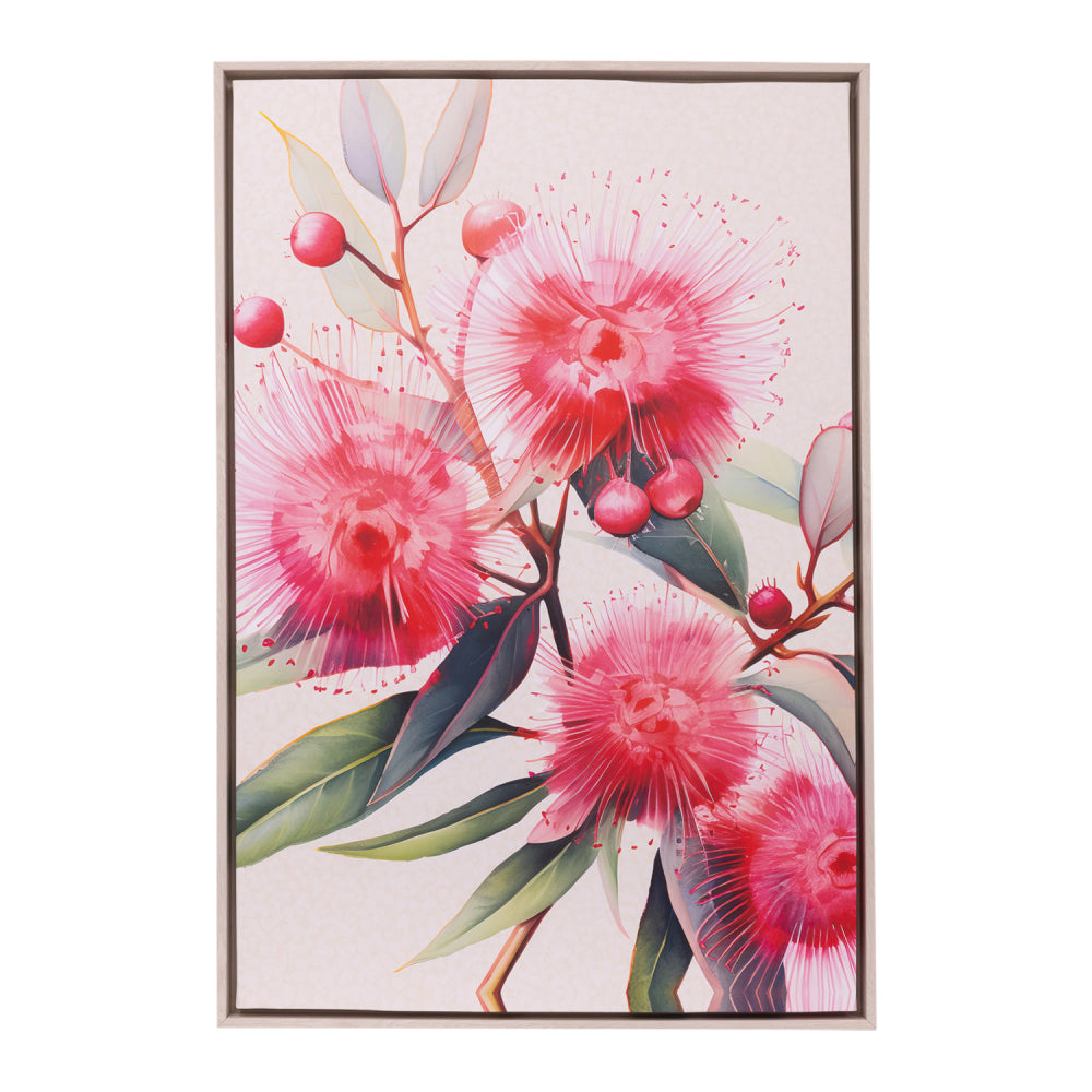 Splosh - Native Blooms Flora Framed Canvas 94x64 - Pick Up Only