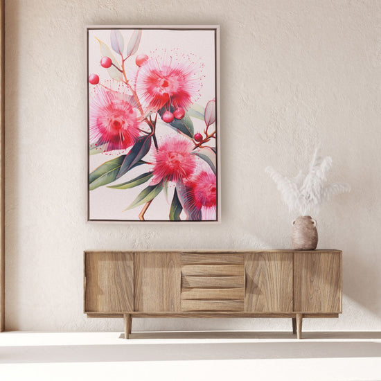 Splosh - Native Blooms Flora Framed Canvas 94x64 - Pick Up Only