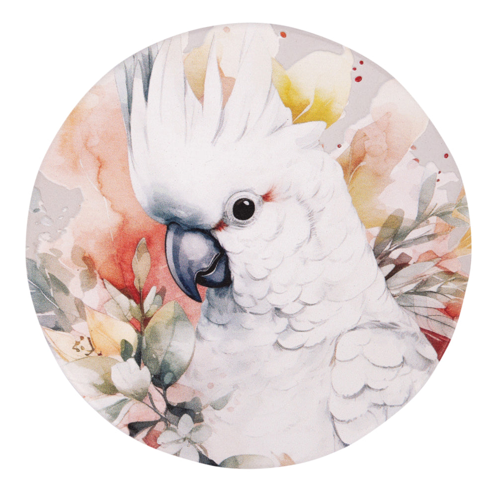 Splosh - Native Blooms Cockatoo Ceramic Coaster