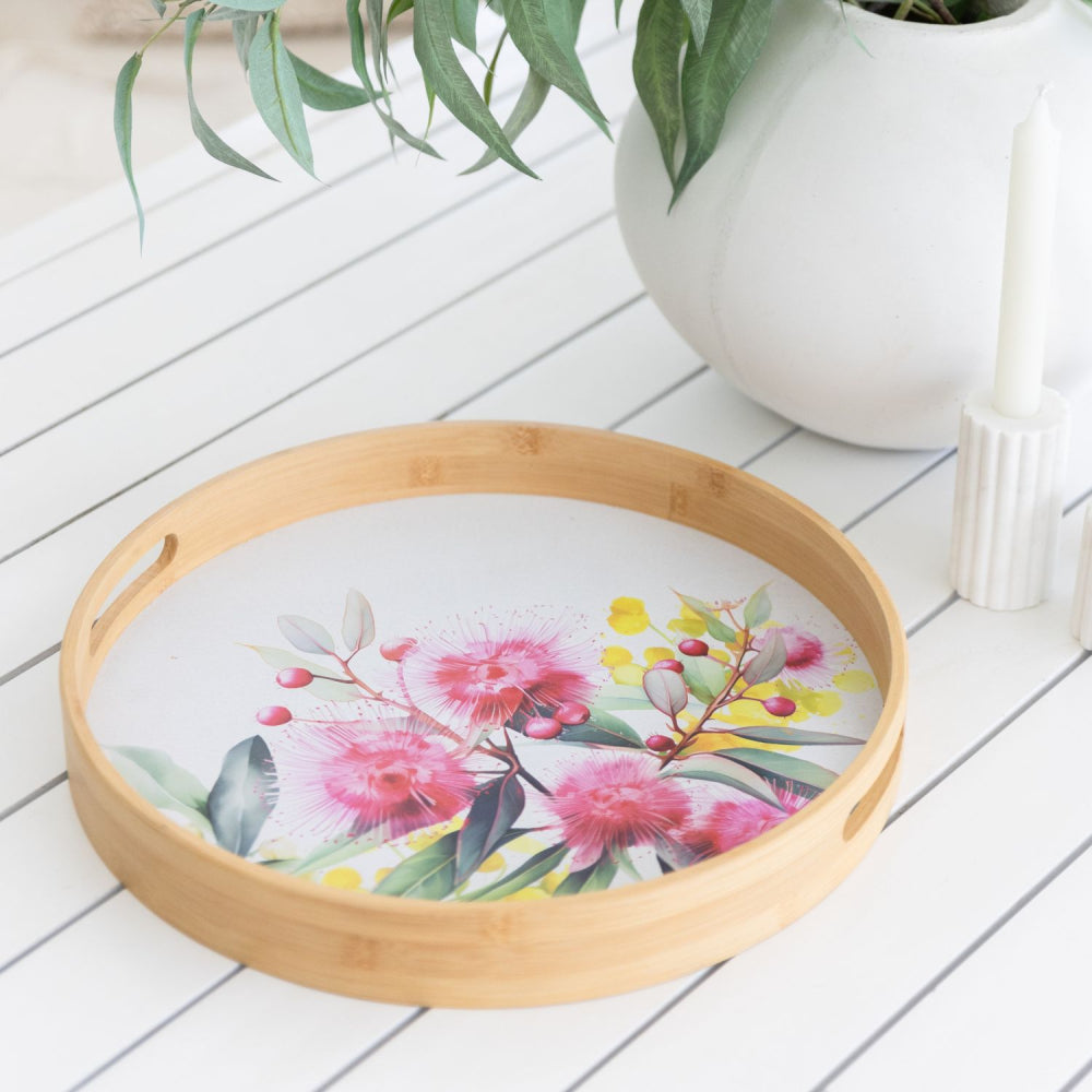 Splosh - Native Blooms Round Serving Tray
