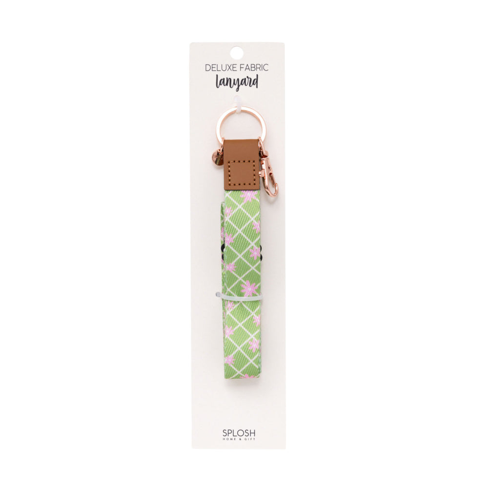 Splosh | Teacher Green Daisy Fabric Lanyard
