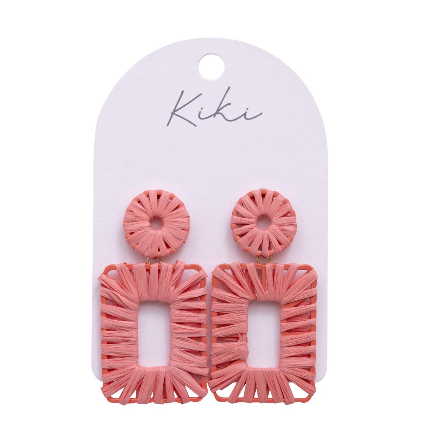 Splosh | KiKi Earrings | Pink Rectangles Earrings