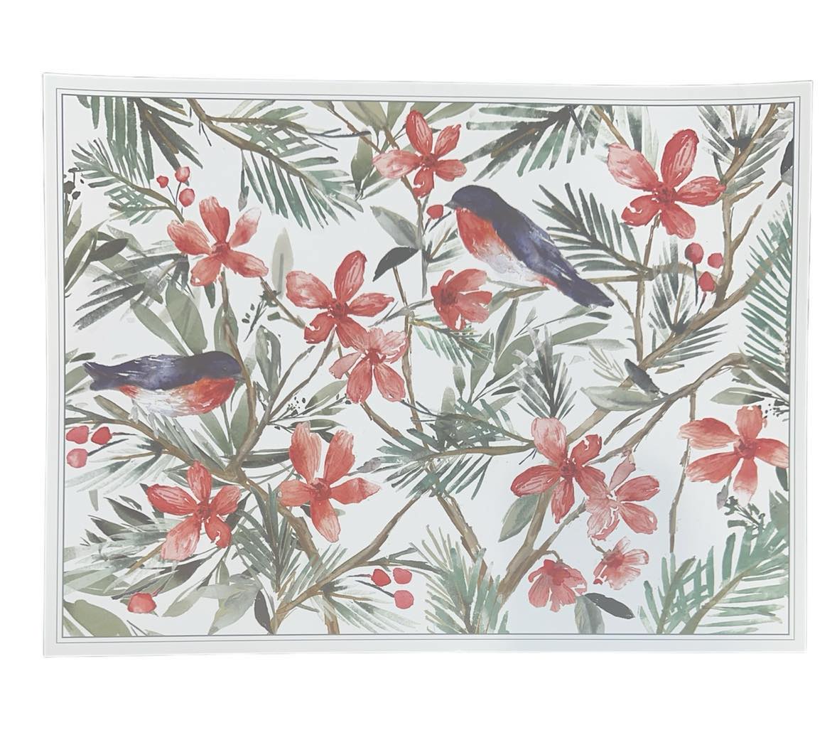 Mistletoe Bird Paper Placemat 20sheet
