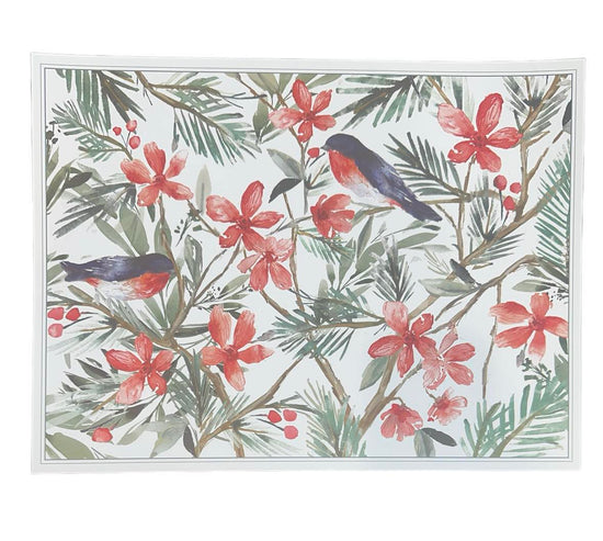 Mistletoe Bird Paper Placemat 20sheet