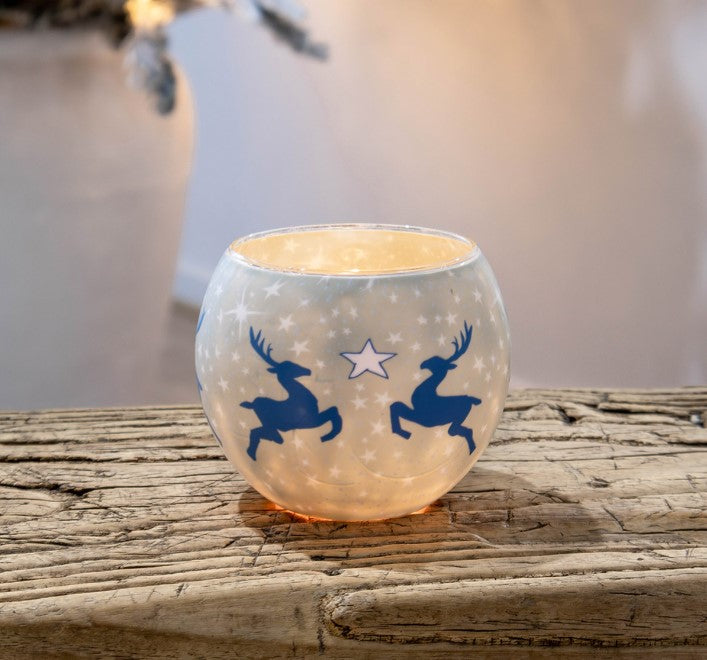 Christmas Reindeer Tealight Candle Holder