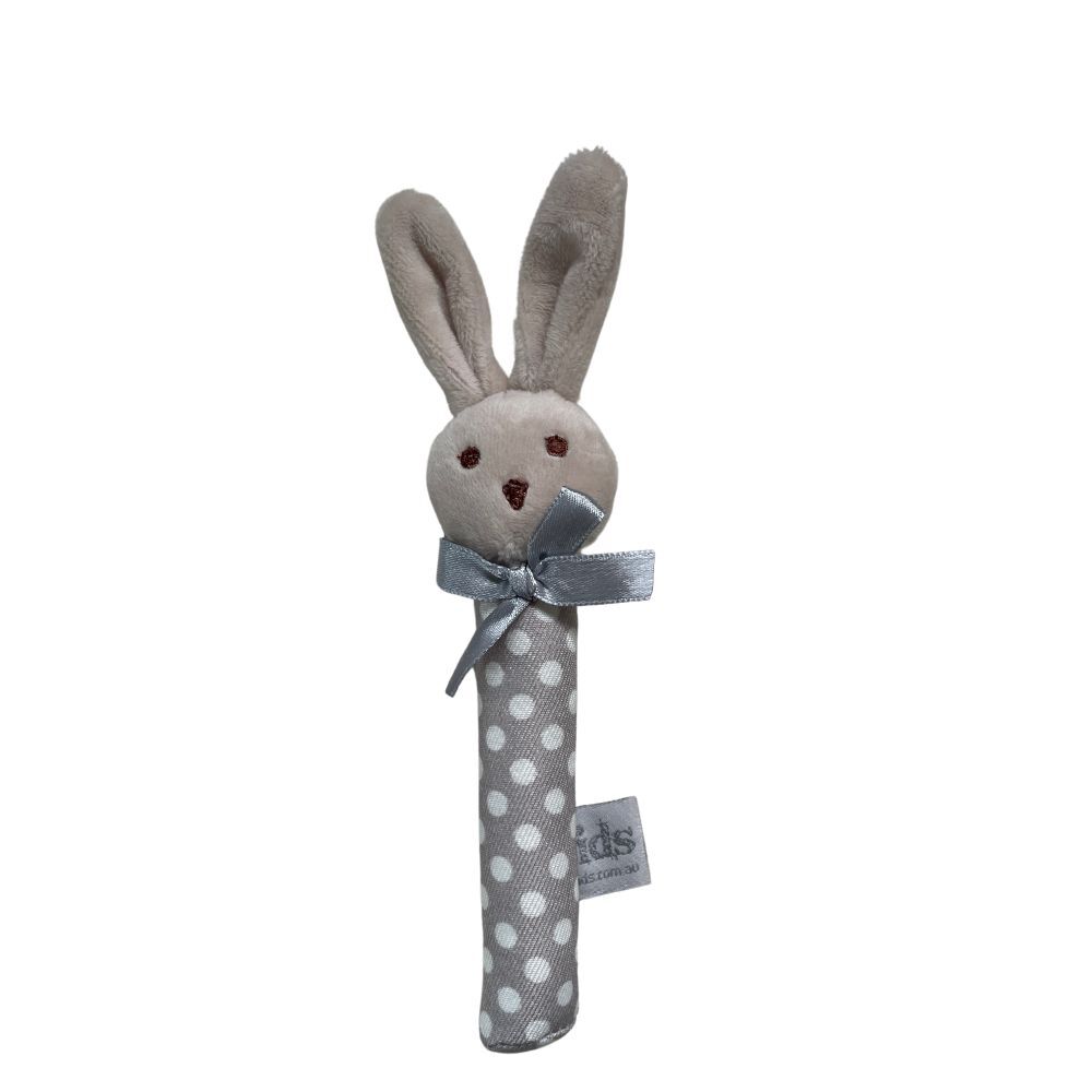 ES Kids - Bunny Rattle Mini Beige/Grey