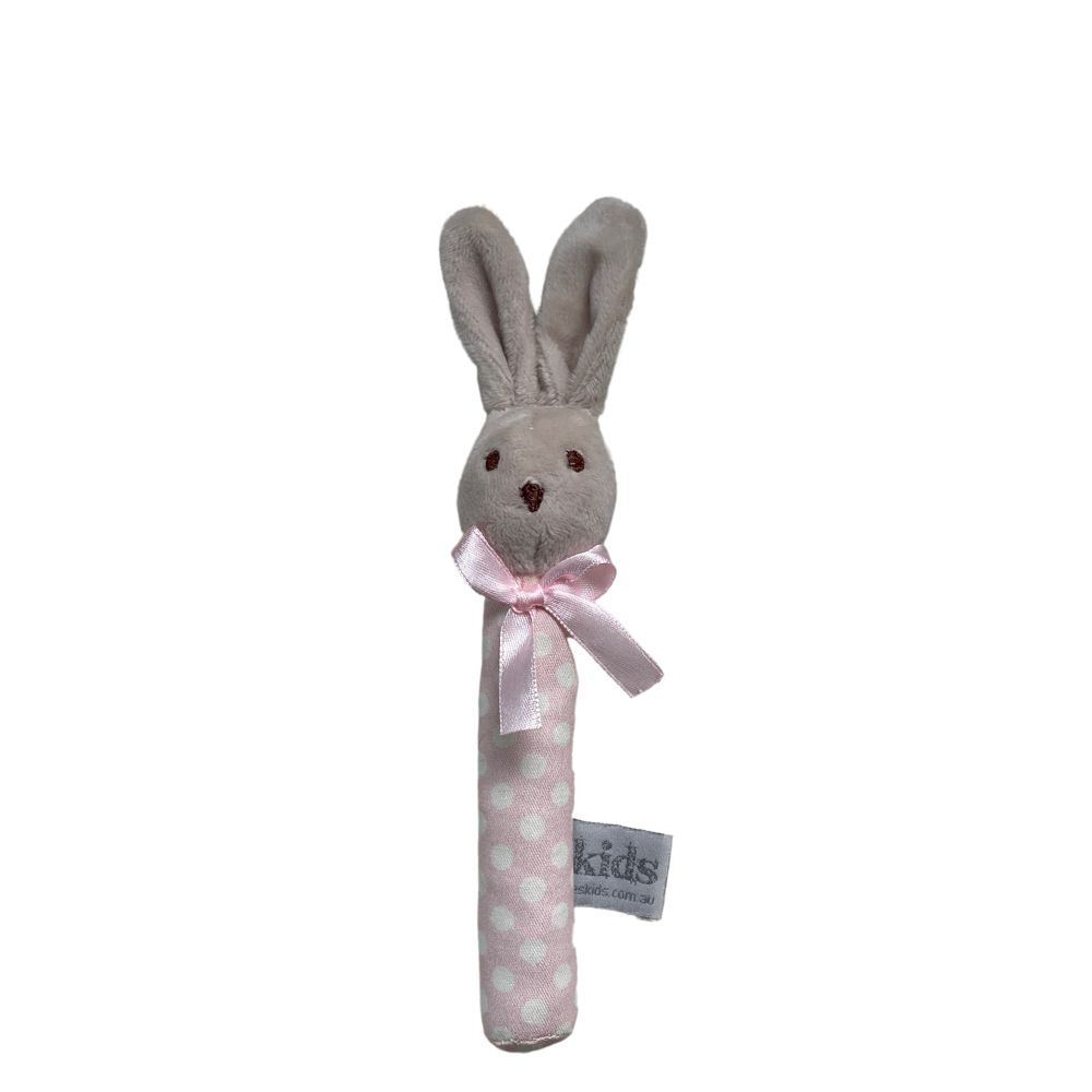 ES Kids - Bunny Rattle Mini Beige/Pink