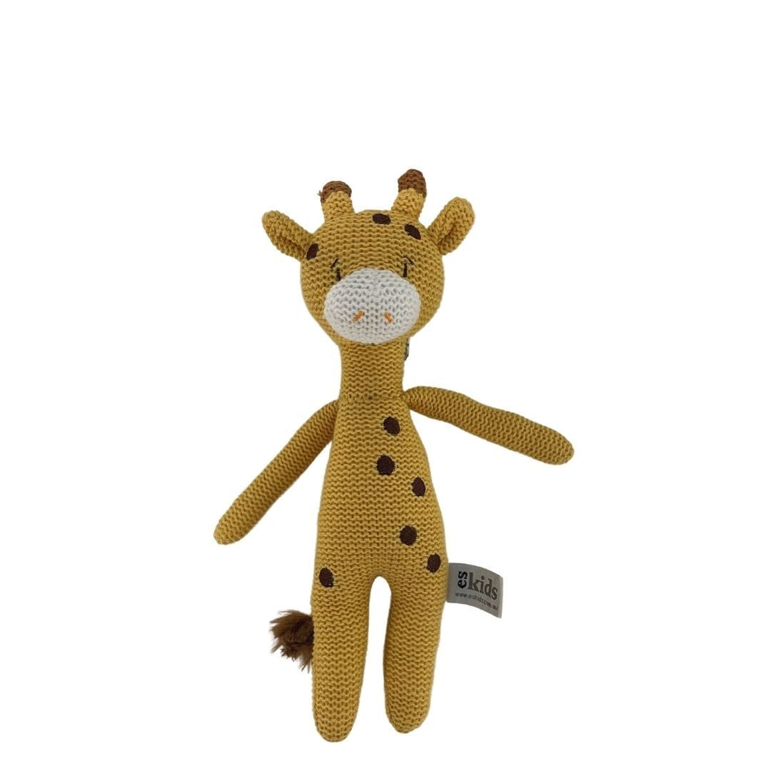 ES Kids - Eco Knitted Giraffe Rattle 25cm