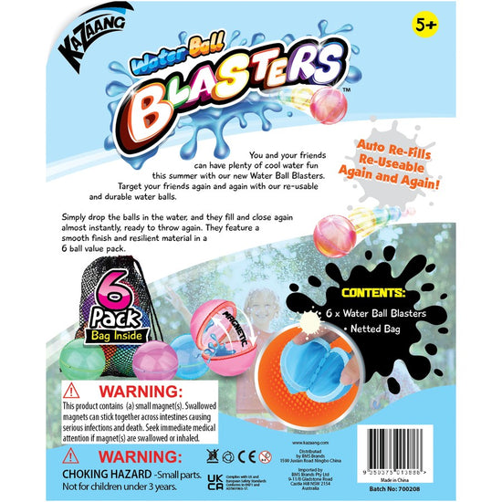 Water Ball Blasters 6 Pack